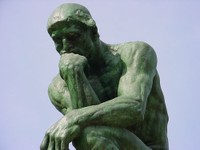 Rodin Thinker - flickr user Marttj