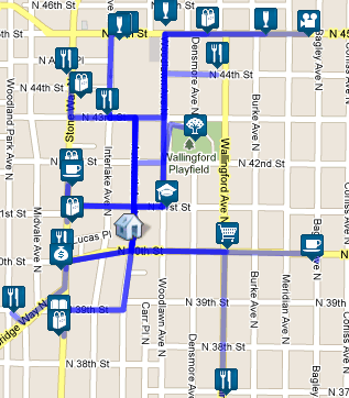 Street Smart Walk Score example