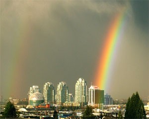 Vancouver rainbow - flickr user hfabulous