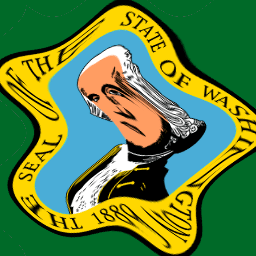 Washington State Seal - wacky version
