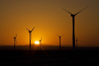 windmill sunrise - george lu - flickr