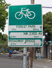 better bike route sign