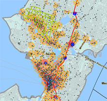 Census LEHD commuting map