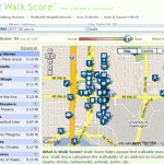 Walk Score map