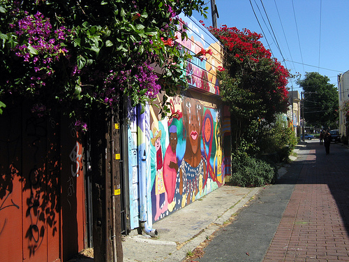 Balmy Alley, San Francisco, flickr, m_kasahara