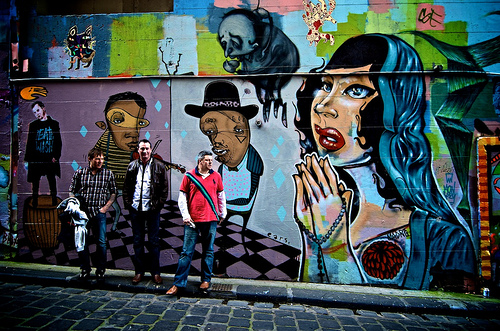 Hosier Laneway murals, Melbourne, flickr, ultrakml
