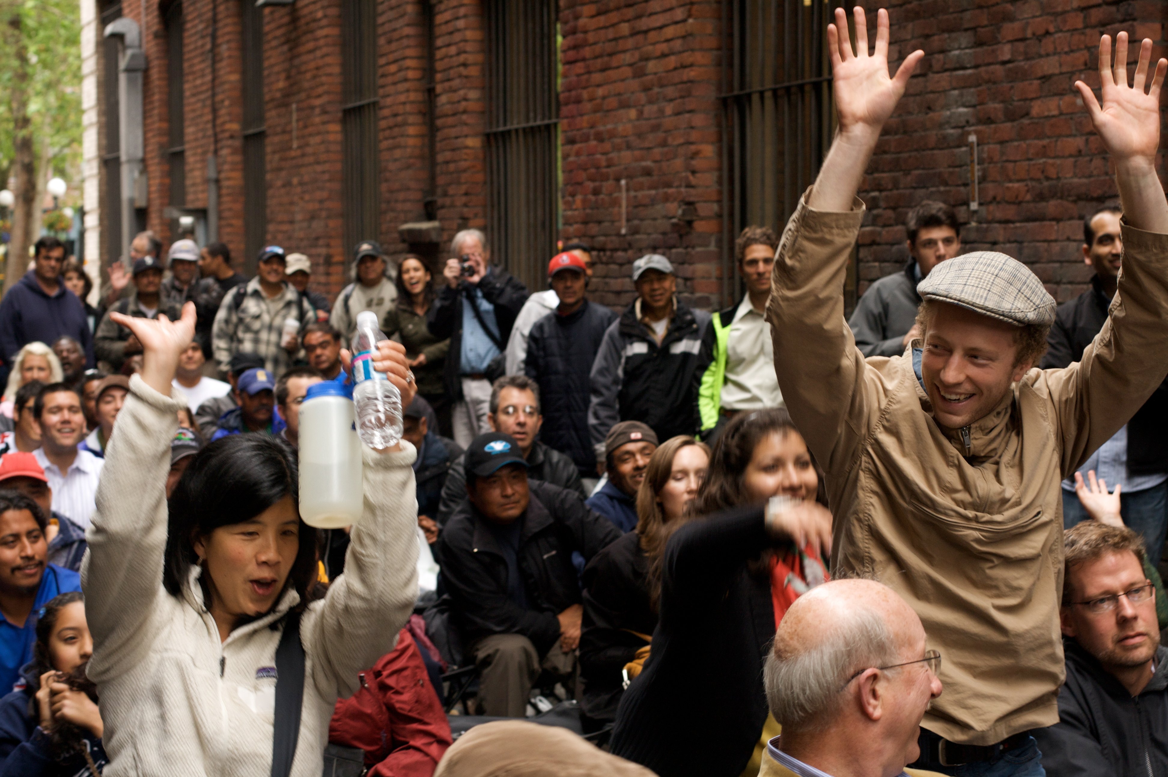 World Cup viewing in Nord Alley, Seattle