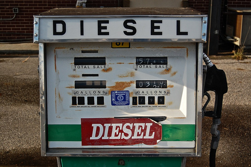 old diesel pump