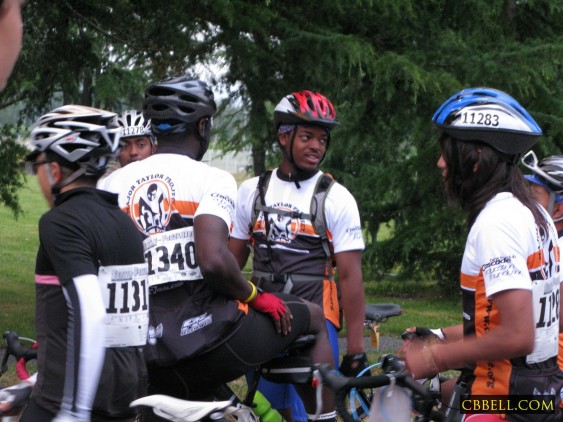 Major Taylor Project participants riding the STP in 2012.