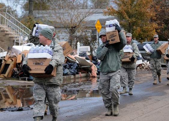 New York Air National Guard responds to Sandy.