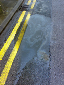 oily puddle