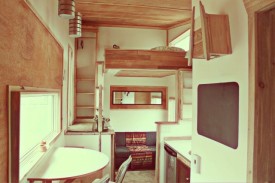 Tiny houses such as this portable Leaf House are ingeniously designed to maximize space, which isn't the case with my regular smallish house. Photo used with permission from Leaf House Small Space Design and Build.