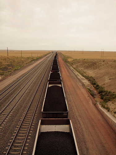 Miles-long coal train