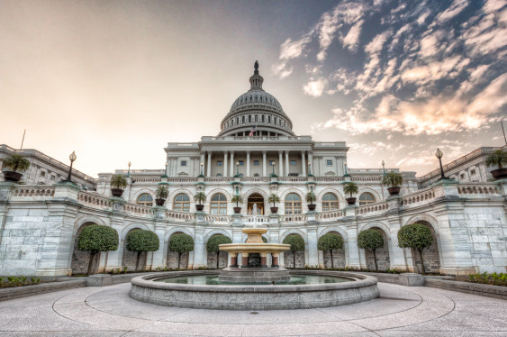 Dawn at the US Capitol Building. Photo by IPBrian, cc.