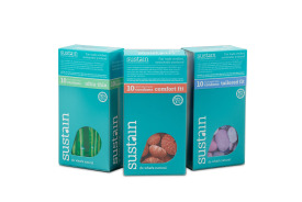Sustain Condoms 10-pack varieties. Photo by Ken Burris, used with permission.