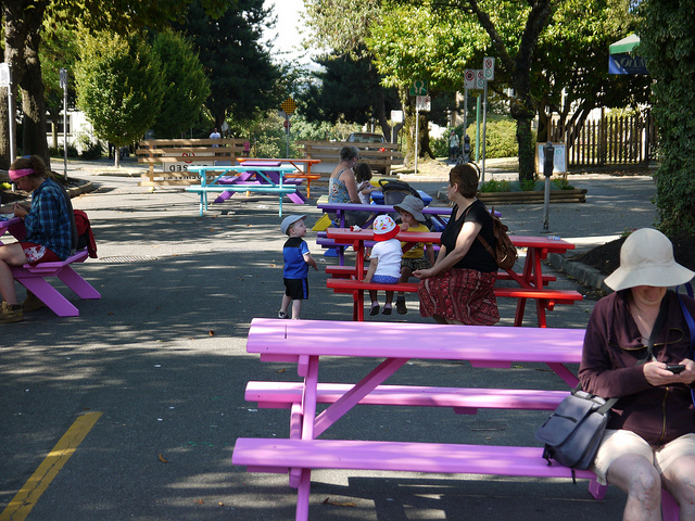 New Davie Village Plaza, by Breny Granby, cc.