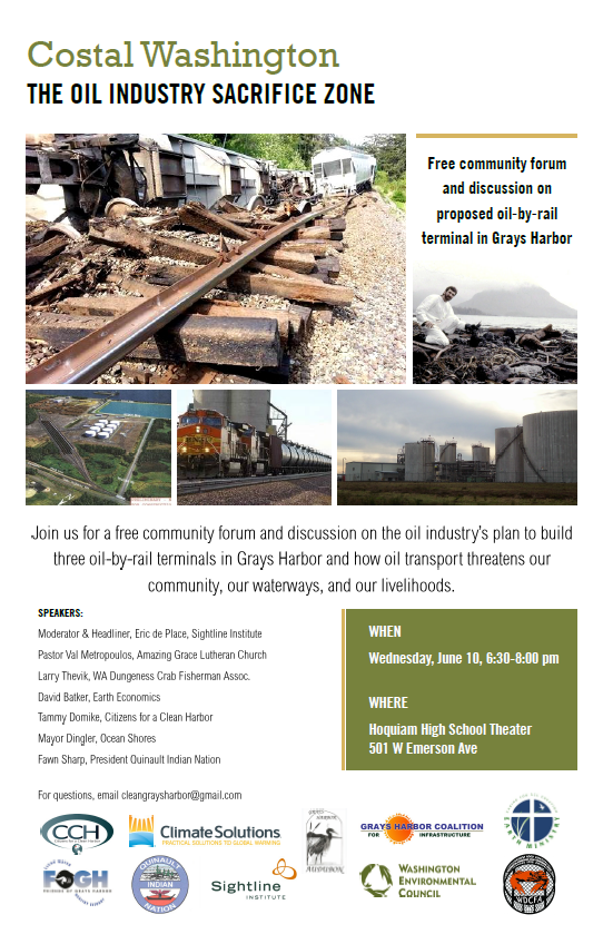 Grays Harbor Oil Trains Forum Poster