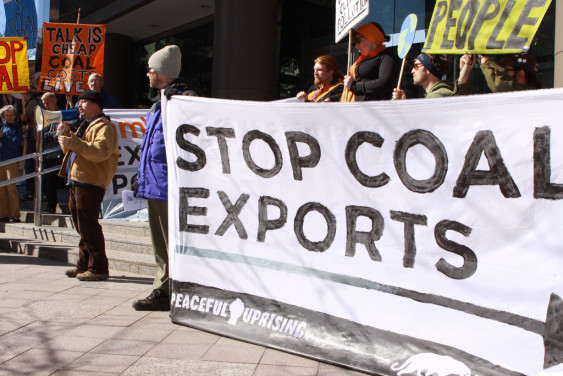 Stop Coal Exports, by Rainforest Action Network, cc.