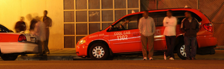 Cab drivers chat it up when bored (2), by Nathan Rupert, cc.