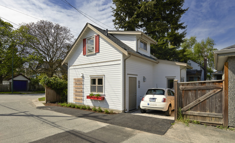 Arbutus laneway house, Vancouver, BC, by Smallworks, used with permission