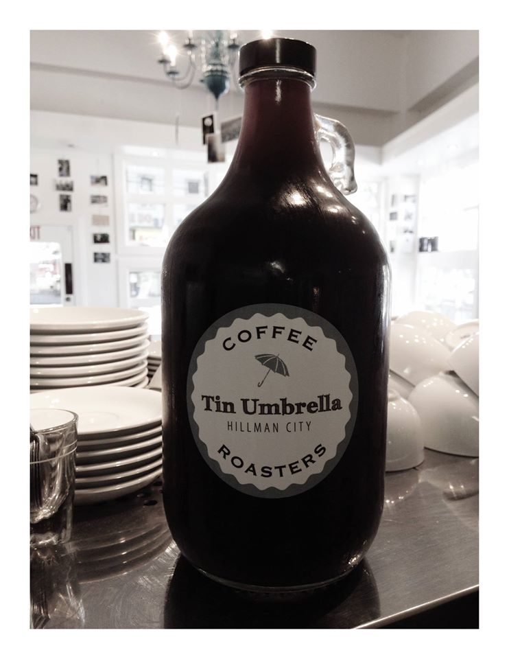 cold brew refillable jugs tin umbrella