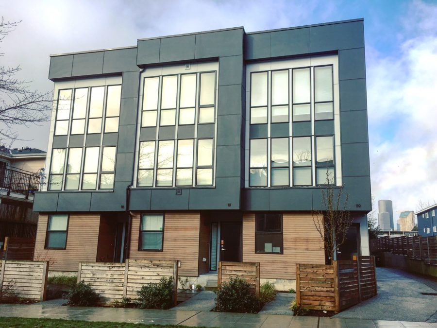 Townhouses in Seattle's Central Area, by Dan Bertolet, used with permission.