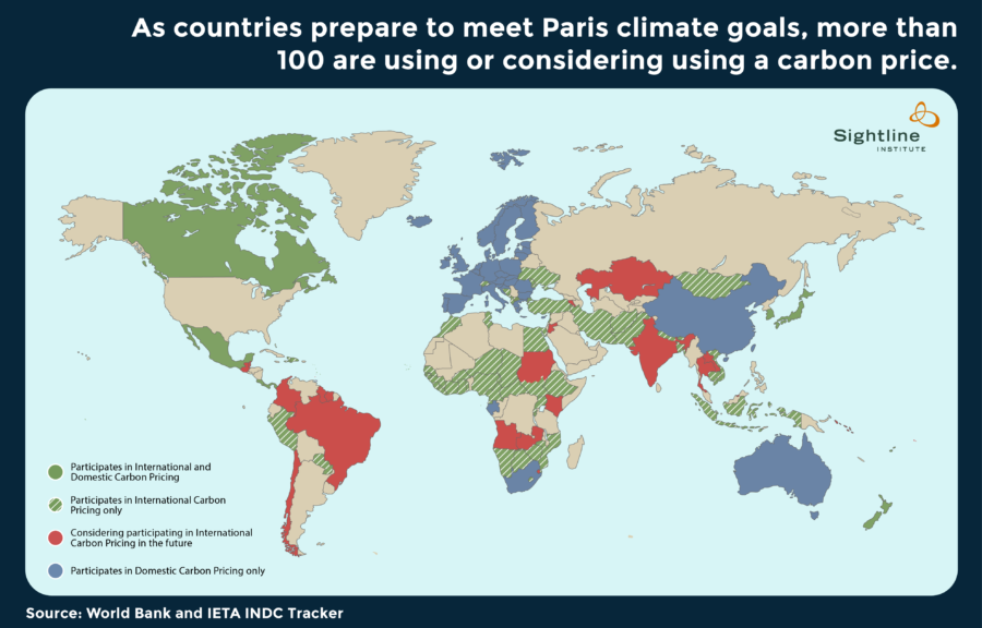 Map: The Future Is Carbon-Priced and the US is Getting Left Behind ...