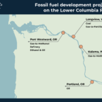 Lower Columbia River fossil fuel projects
