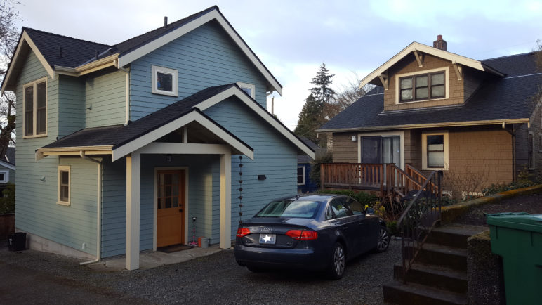 Alleyway cottage -- Detached accessory dwelling home in Seattle.