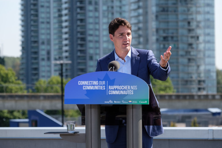 Justin Trudeau in Vancouver, BC