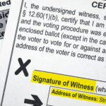 Alaska dropped its onerous ballot witness signature requirement to protect voting rights during the covid-19 pandemic.