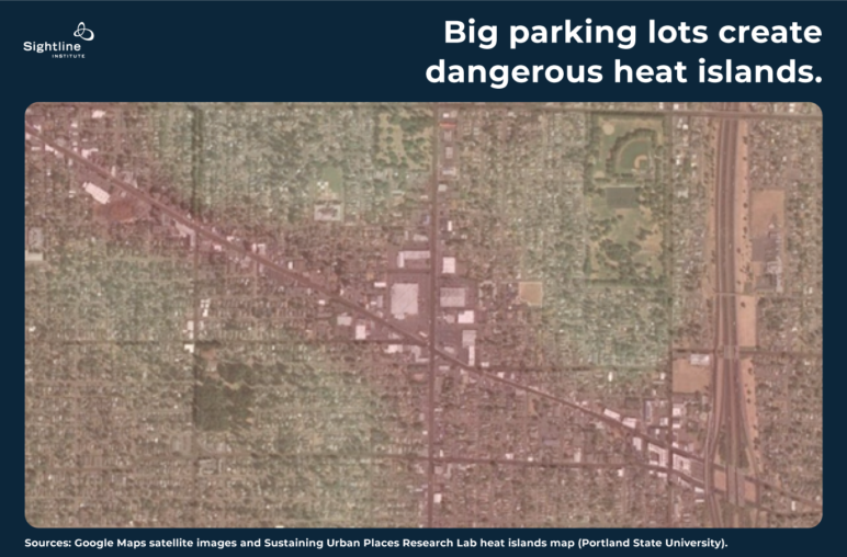Big parking lots create dangerous heat islands