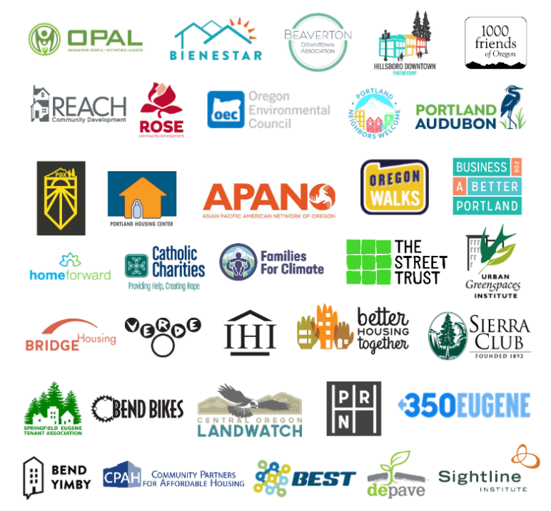 35 logos of nonprofits from around Oregon