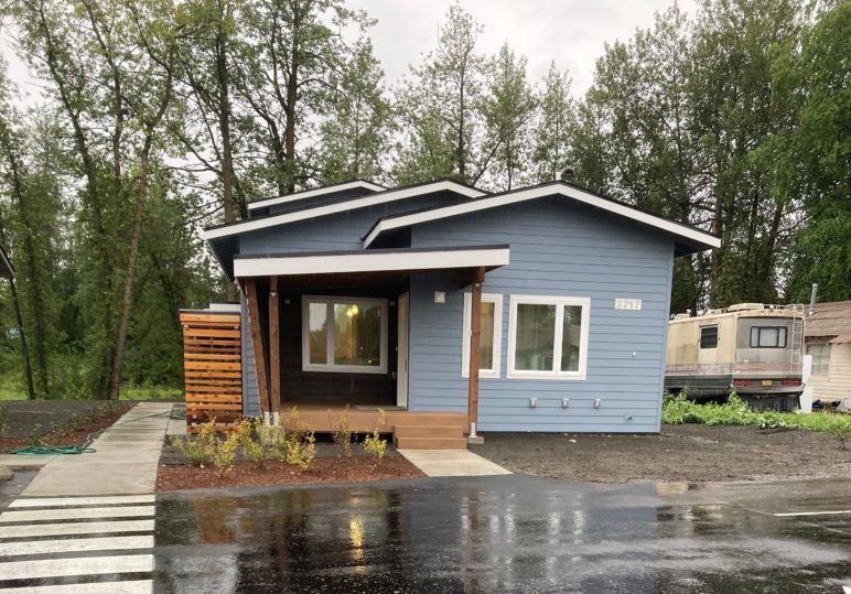 Triplex in Anchorage’s Spenard neighborhood built by Cook Inlet Housing Authority in 2022