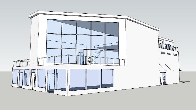 Concept design of a building