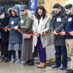 Ribbon-cutting at the dedication ceremony for Habitat for Humanity Seattle-King and Kittitas Counties' Capitol View project, March 2023. Credit Habitat for Humanity SKKC, used with permission.