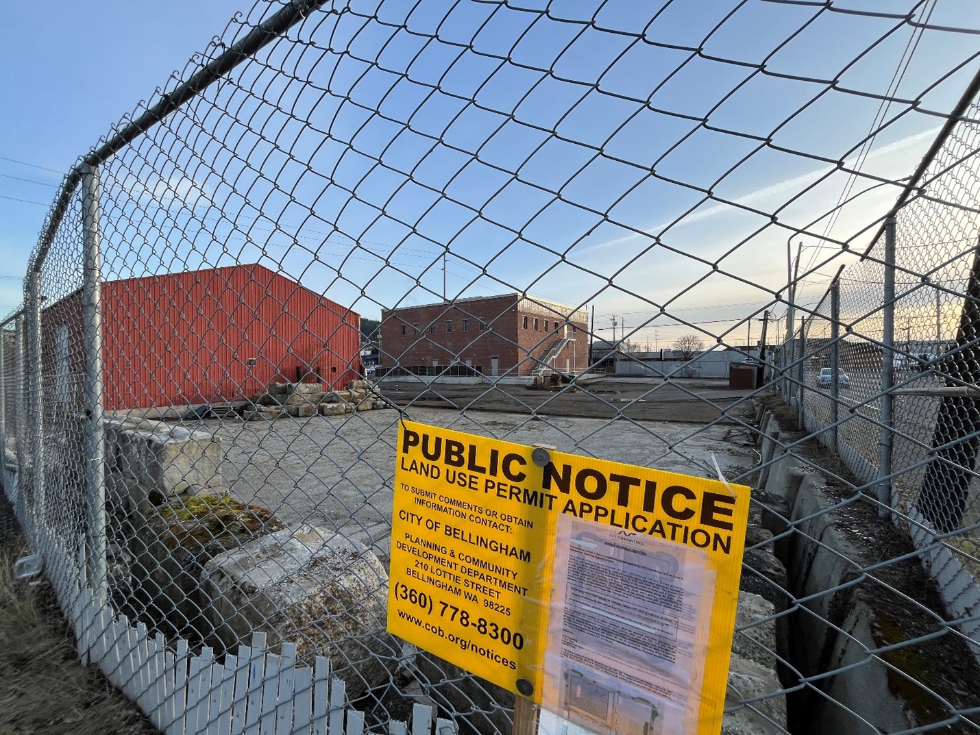 New homes and businesses are coming to this site along Astor and D Street. Photo by Catie Gould.Â