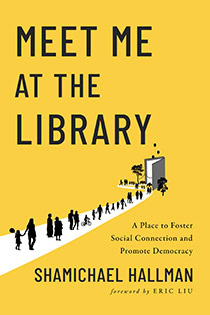 meet_me_at_the_library Cover for the book "Meet Me at the Library" by Shamichael Hallman