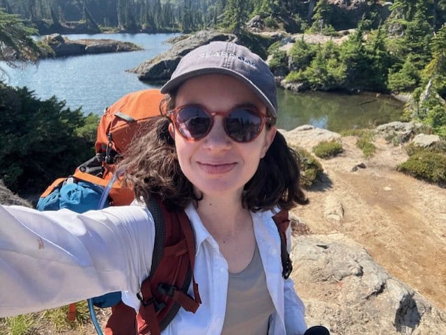 Emily selfie while on a hike