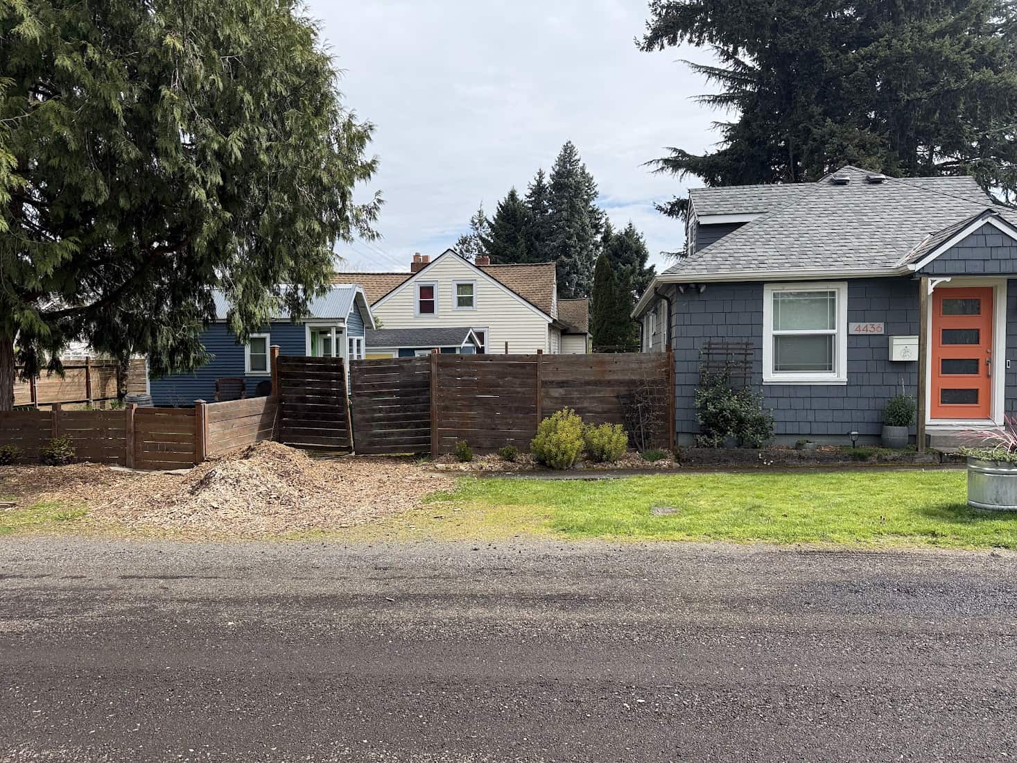 Of the ten mobile dwellings on corner or through lots, this is the only one that had a neighbor complain, which sent the property owners through an onerous rezoning process. Photo by Kol Peterson. 