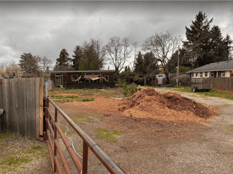 A THOW in the 2024 survey (left) was gone in 2026 (right). Photos by Kol Peterson (left) and Catie Gould (right).