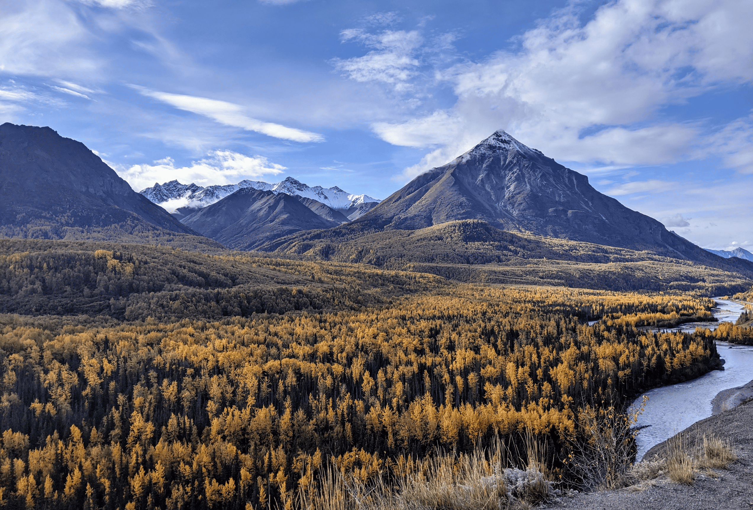 A transparent day in Glacier View, Alaska.