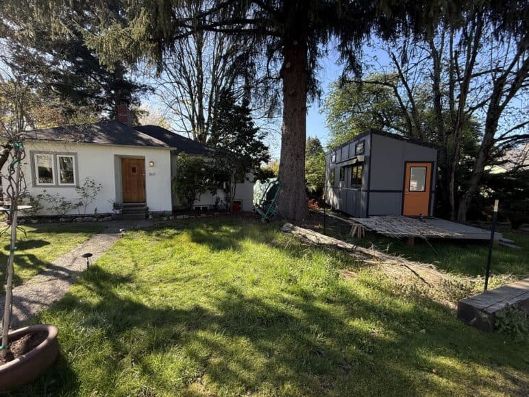 This tiny house first showed up in the 2024 survey and remains today. Photo by Kol Peterson.